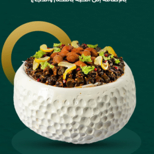 Vine leaves & Kibbeh | صحن ورق عنب وكبة (فايبر)